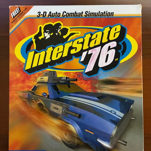 Interstate '76 Big Box PC used, English release complete in box