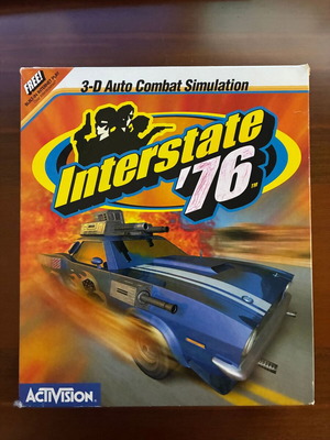 Interstate '76 Big Box PC used, English release complete in box