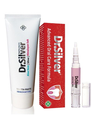 Dr. Silver oral care set new with toothpaste and dental gel