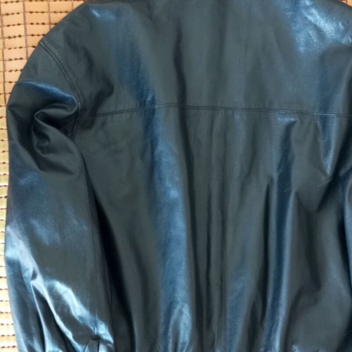 Skins leather jacket black size 52 like new