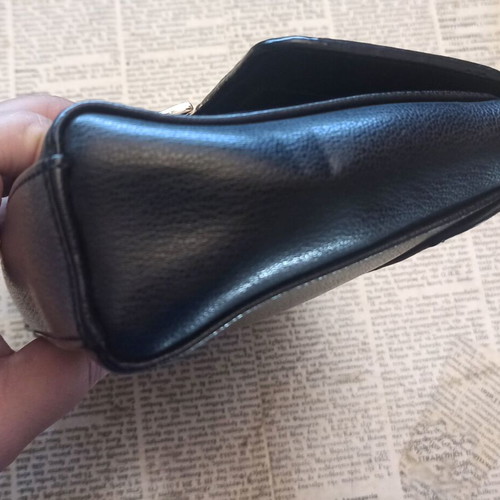 More & More wrist bag like new with mirror black