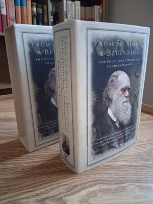 From So Simple a Beginning by Charles Darwin set like new, English