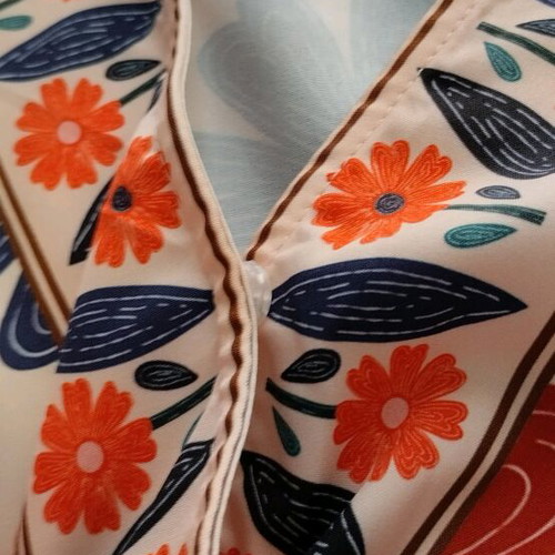 Shein summer floral midi dress like new, size M, multicolor orange