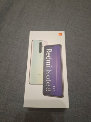 Xiaomi Redmi Note 8 Pro smartphone, white pearl
