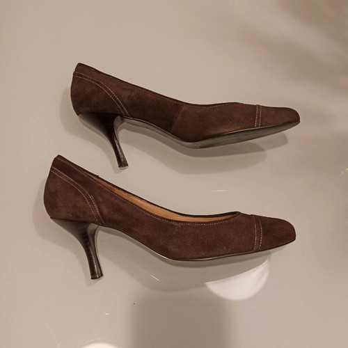 Hush Puppies pumps size 41 used, brown leather