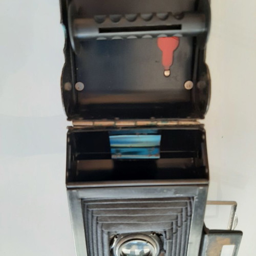Vintage camera Voigtlander 1:6.3 from 1900s used with leather case