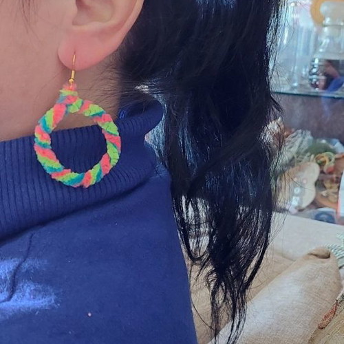 Handmade earrings new with great care