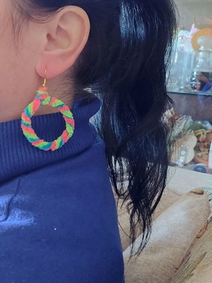 Handmade earrings new with great care
