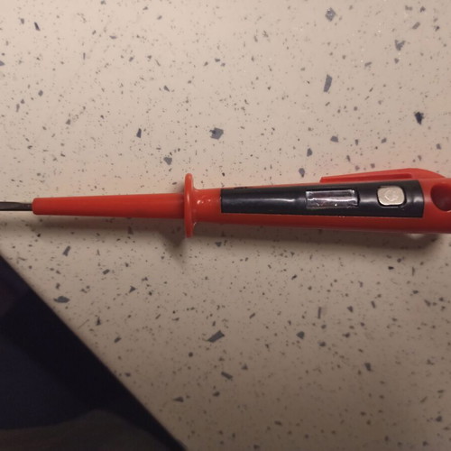 Voltage tester screwdriver with light like new