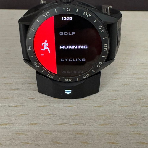 TAG Heuer Connected Calibre E4 45mm Black Titanium digital watch like new