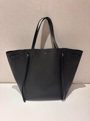 Celine Cabas Phantom Medium Black handbag new with authenticity certificates