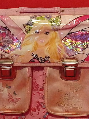 Barbie Mariposa school bag, pink