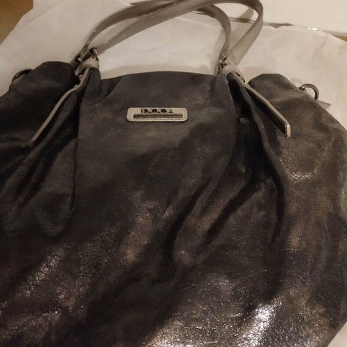 Doca shoulder bag used black with silver details