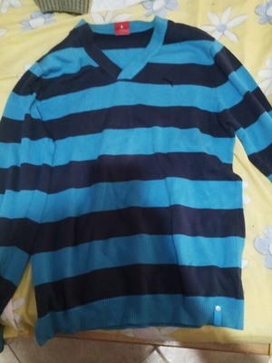 Puma men's shirt like new, size large, black and blue