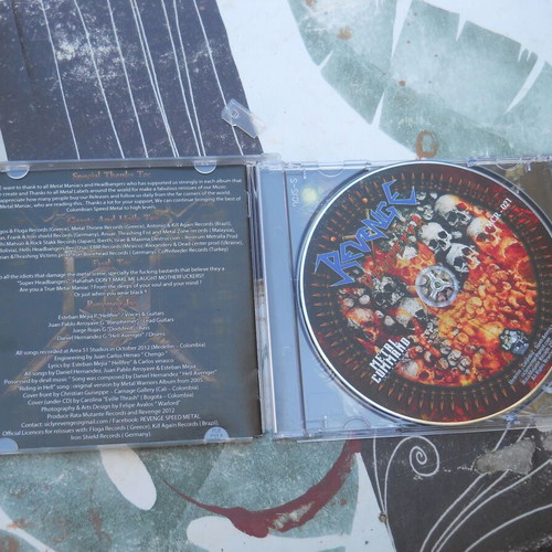 Revenge Vendetta CD album used, metal