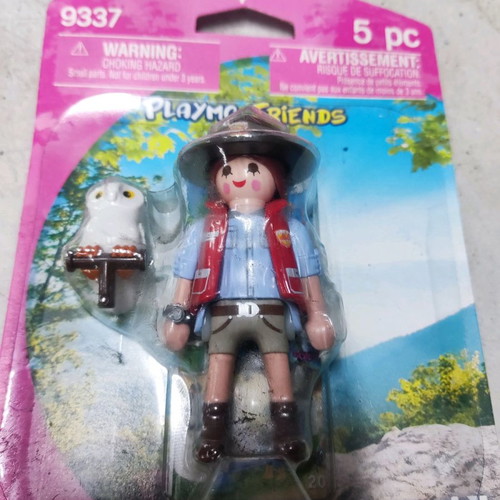 Playmobil girl with owl new