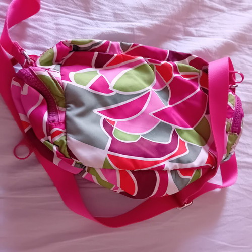 Kipling Vintage Crossbody Bag like new, multicolor psychedelic print