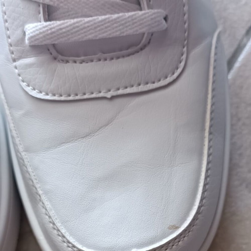 Ben Sherman sneakers size UK 12 like new, white with small yellow stain