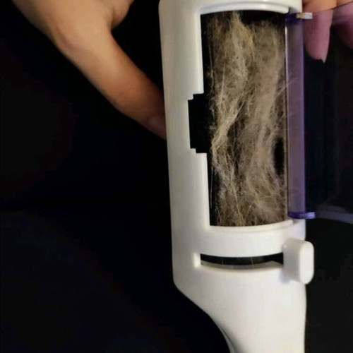 Pet Hair Removal Brush new, with reusable container