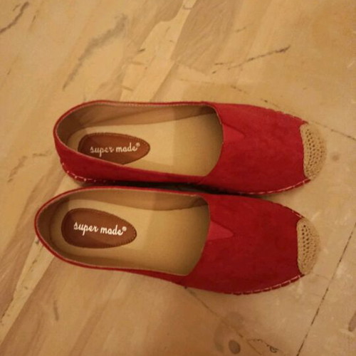 Fuchsia espadrilles used, size 38