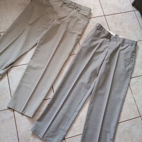 Men's pants like new, pack of 4, black and gray