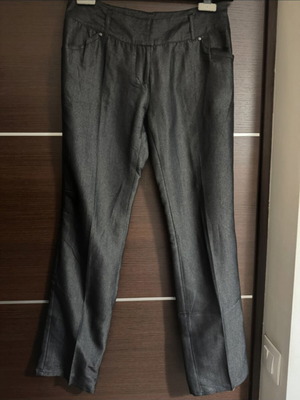 Morgan black fabric pants S/M like new