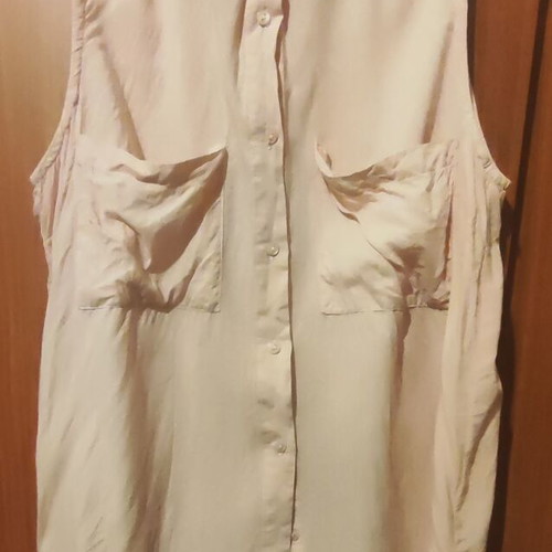 Pink Woman Basic Sleeveless Shirt baby pink, like new, size S