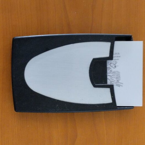 Sigel business card holder for up to 20 cards, black