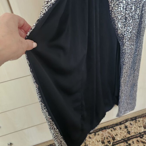 FN Fashion dress used, black and silver, size M