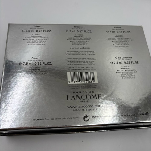 Lancome Luxury Set of 5 Miniatures New
