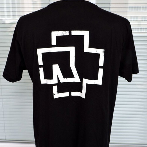 Rammstein Kreuz Vintage T-Shirt size L like new, black and white