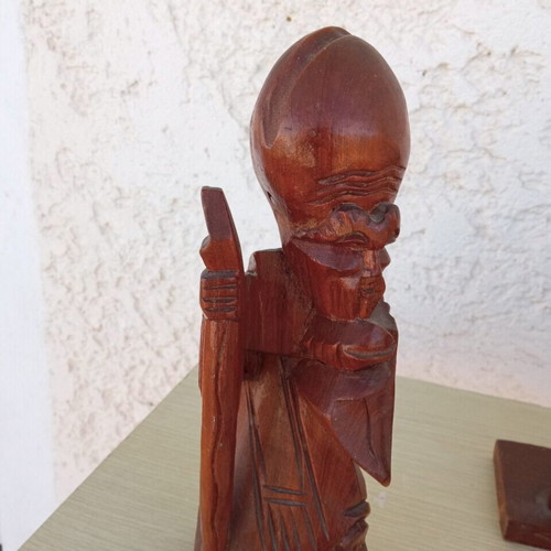 Wood carvings used, decorative set
