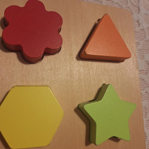 Wooden Shape Puzzle used