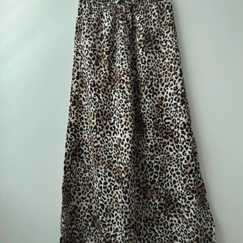 Bershka leopard pants like new, size M