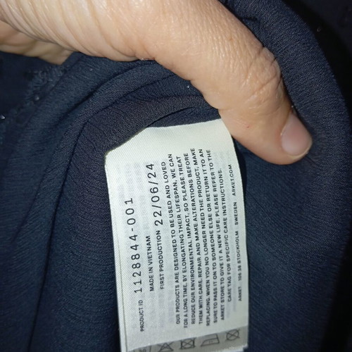 Arket dress like new, black, size M