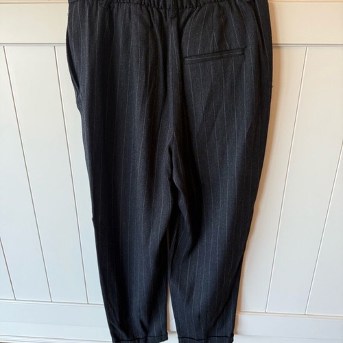 Zara striped women's pants with elastic waist like new, size S