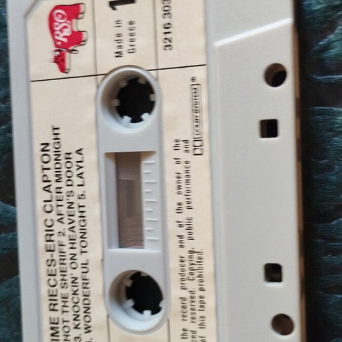 Eric Clapton Time Pieces The Best Of cassette used, rock