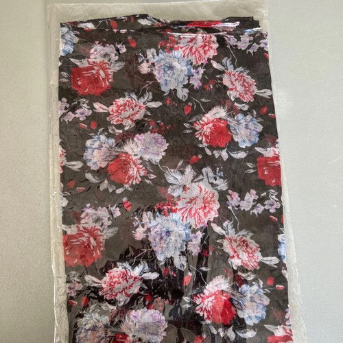 Women's scarf new, black and red