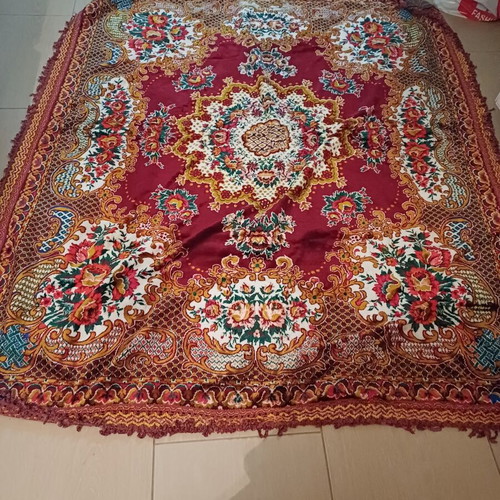 Velvet vintage blanket new, 200x160 cm