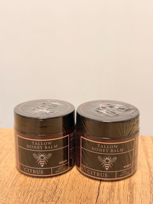 Σετ 2 Tallow Honey Balm Citrus 60g καινούργια