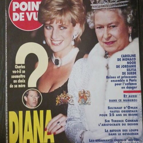 Point de Vue magazine Princess Diana December 1995