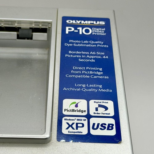 Olympus Camedia P-10 digital photo printer used, no accessories