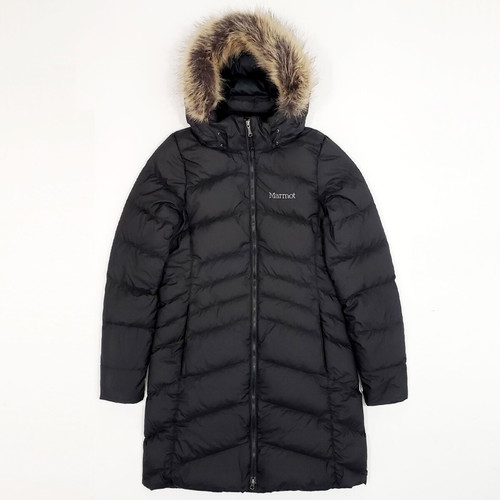 Marmot Montreal 700Down women's winter puffer jacket used, black, size M