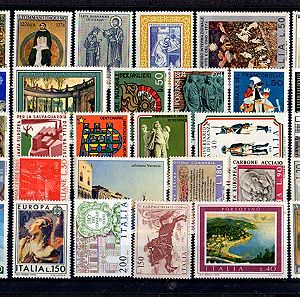 W101 ITALY ασφράγιστα γραμματόσημα