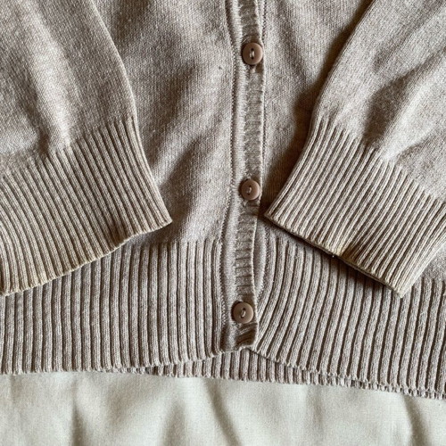Zara cardigan classic in grey and beige, like new, large