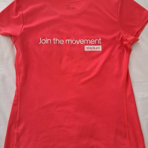 Nike Dri-FIT Stockholm Race T-Shirt M used, red and pink