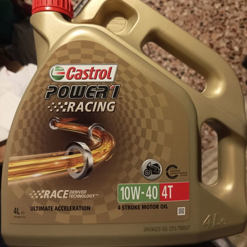 Castrol Power 1 Racing 4T motorcycle oil 10W-40 4 liters new