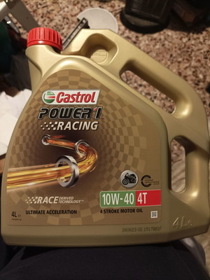 Castrol Power 1 Racing 4T motorcycle oil 10W-40 4 liters new