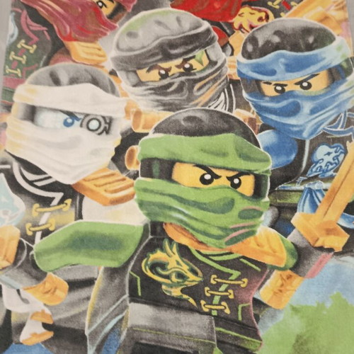 Ninjago beach towel used, pack of 2, 130x69 cm