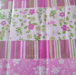 Nima floral half-double duvet covers new, pack of 2, 100% cotton